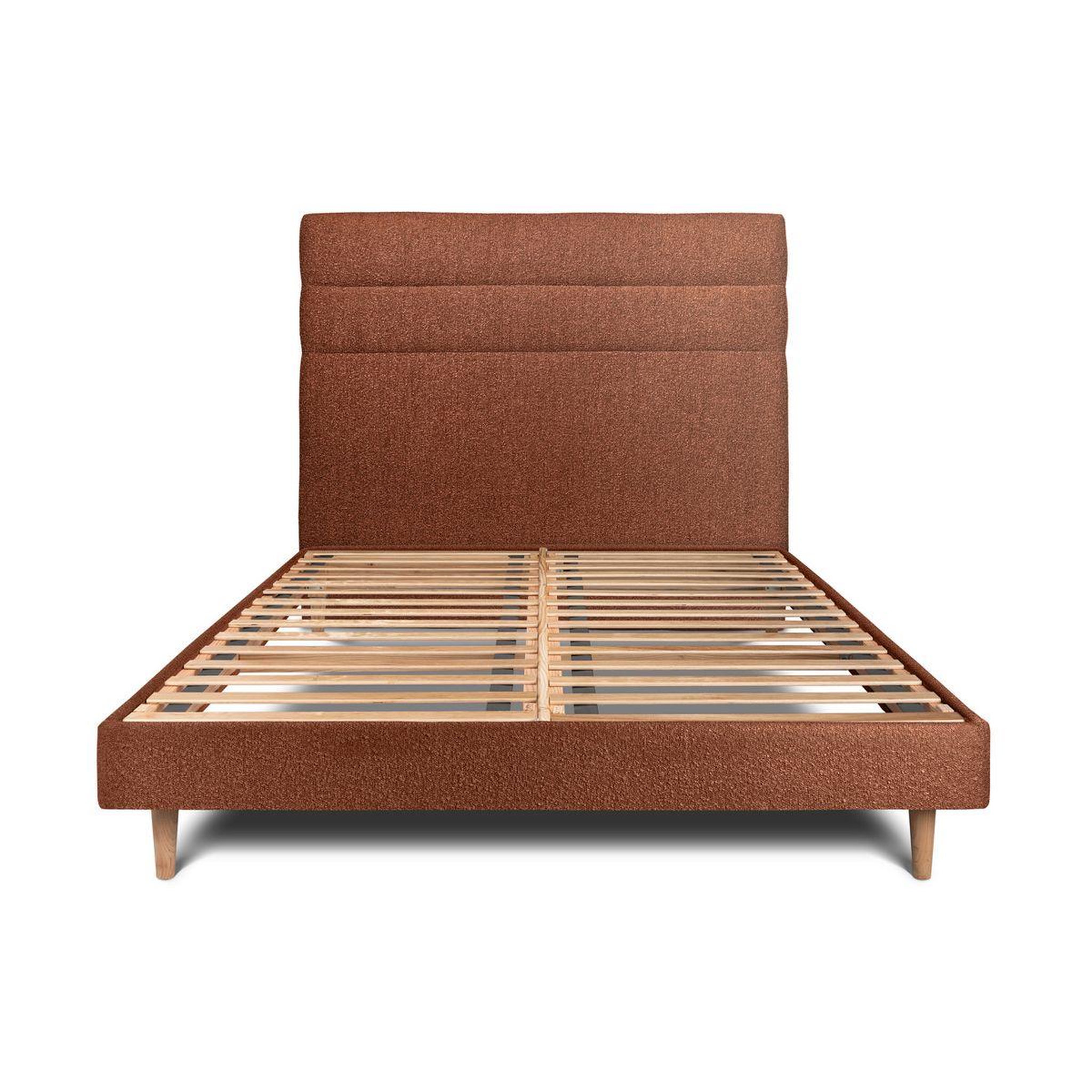 Voir la diapositive 1 : Sommeil de Plomb Lit avec tête de lit lignes bouclette et sommier kit- Hauteur totale : 29cm
