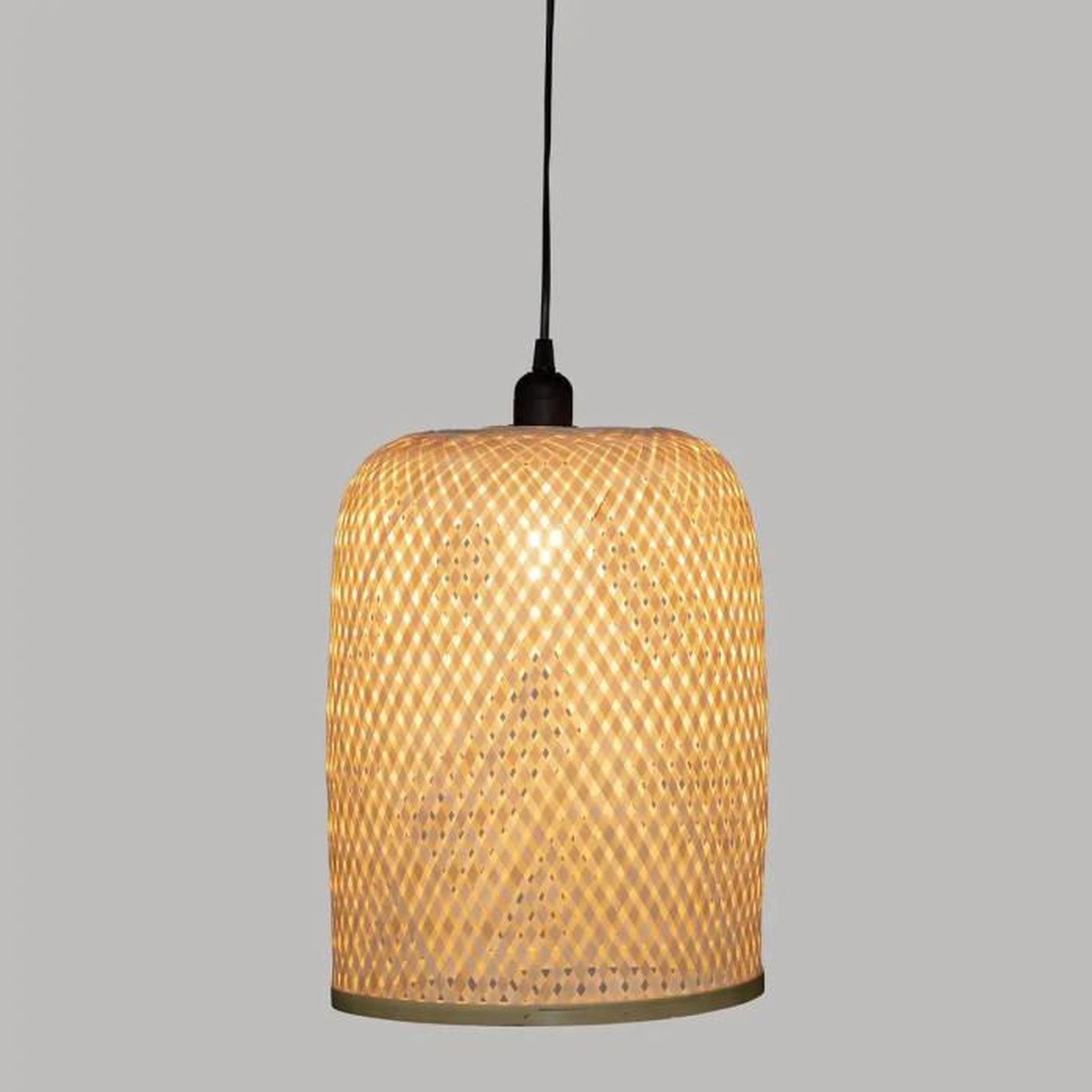 Voir la diapositive 3 : ATMOSPHERA Lampe Suspension  Alicante  36cm Beige & Noir