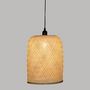 Voir la diapositive 3 : Paris Prix Lampe Suspension  Alicante  36cm Beige & Noir