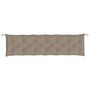 Voir la diapositive 4 : VIDAXL Coussin de banc de jardin taupe 200x50x7 cm tissu oxford