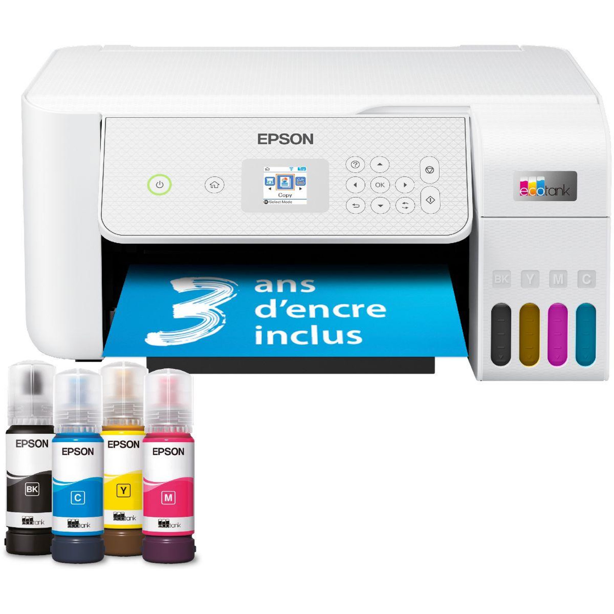 Voir la diapositive 2 : Epson Imprimante jet d'encre ecotank et 2876