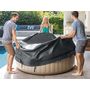 Voir la diapositive 2 : INTEX Couverture thermique pour spa gonflable PureSpa rond 8 places - Intex