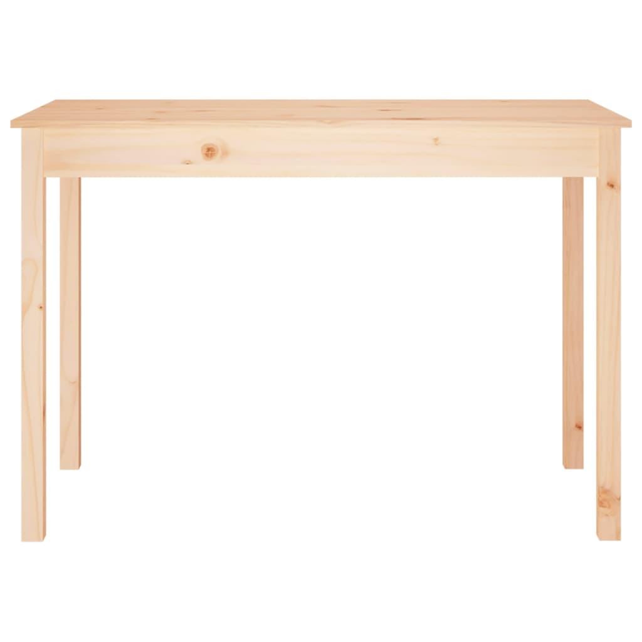 Voir la diapositive 3 : VIDAXL Table a manger 110x55x75 cm Bois massif de pin