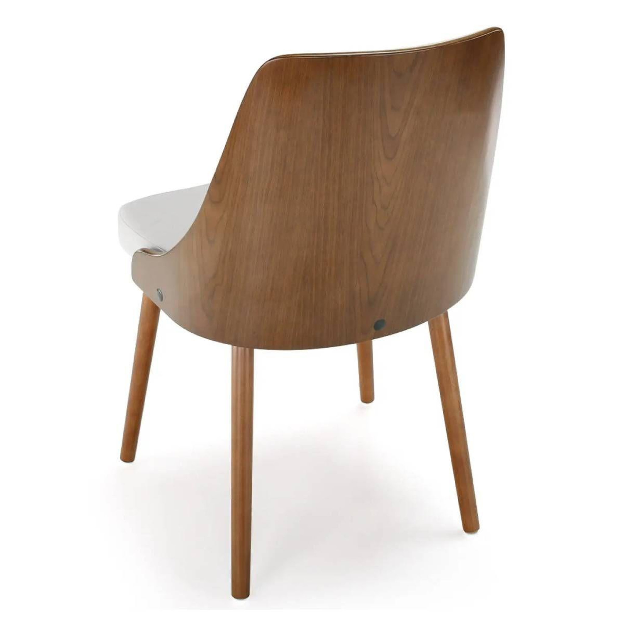 Voir la diapositive 3 : Paris Prix Lot de 8 chaises scandinave  cargo  79cm noisette & blanc