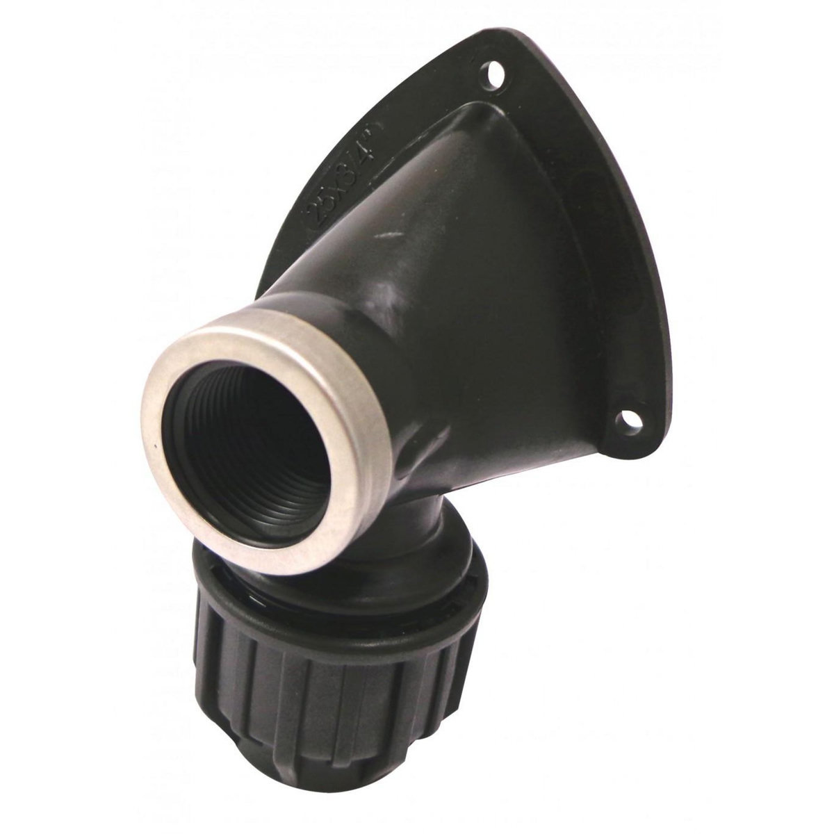 CENTRALE BRICO Raccord coudé applique compression plastique F 20 x 27, tube en polyéthylène