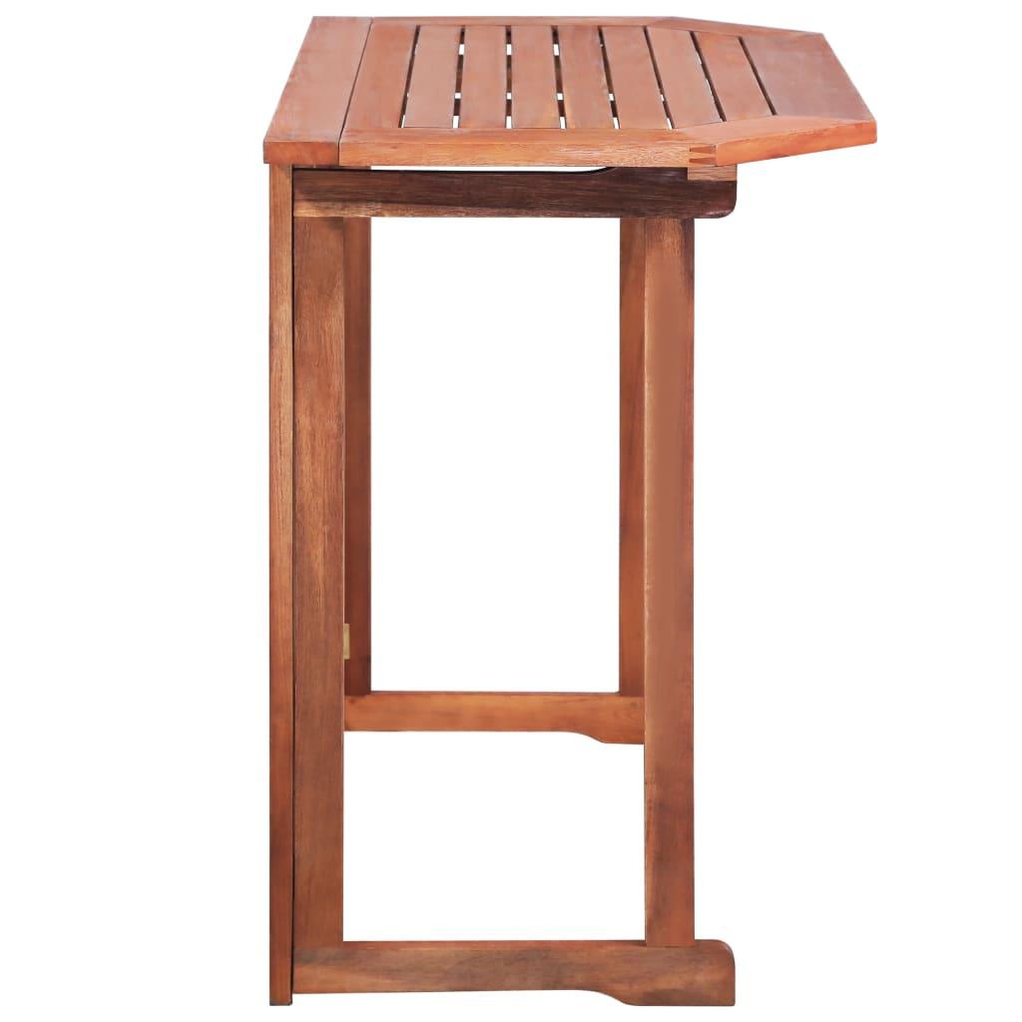 Voir la diapositive 4 : VIDAXL Table de bistro 90x50x75 cm Bois d'acacia massif