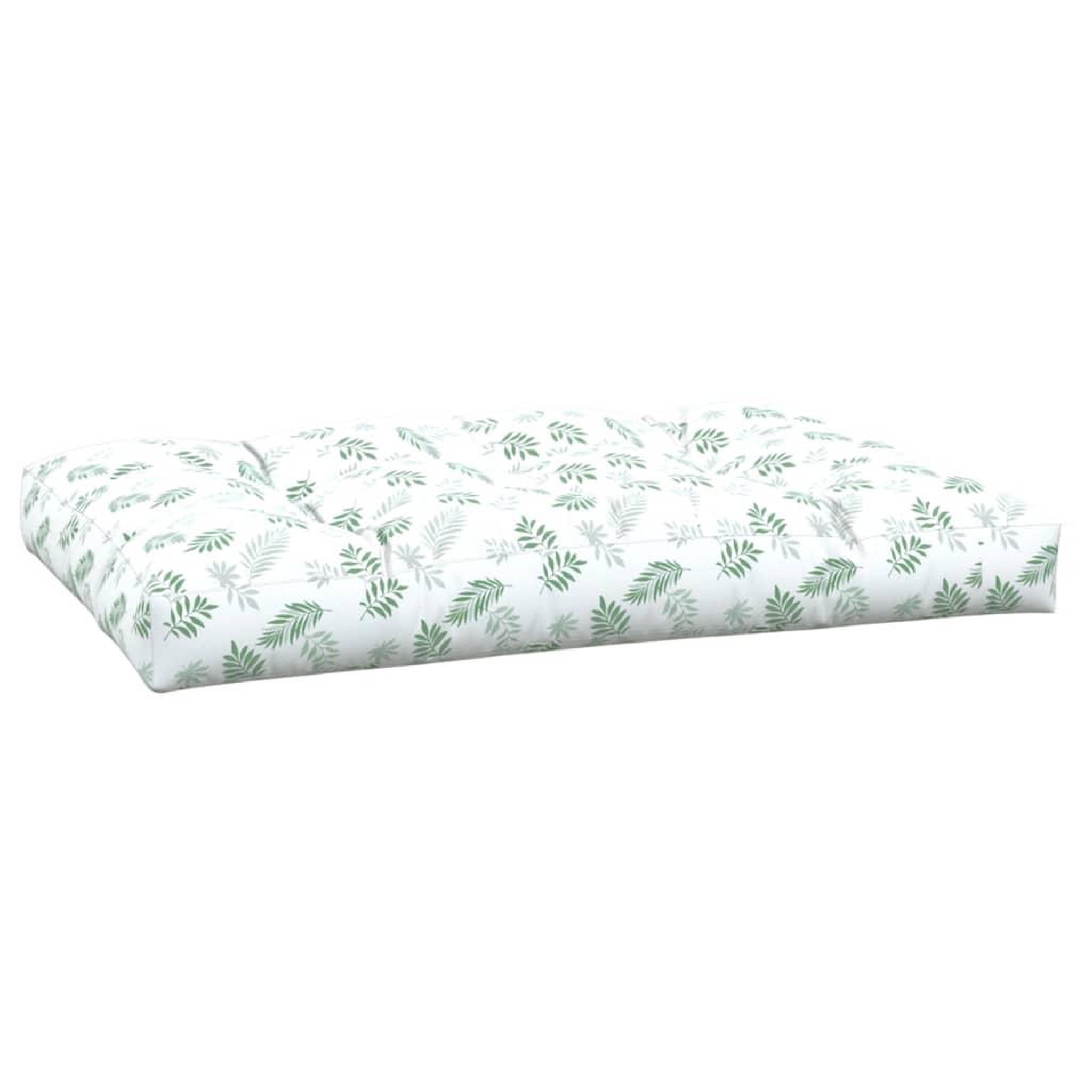 Voir la diapositive 4 : VIDAXL Coussin de palette a motif de feuilles 120x80x12 cm Tissu