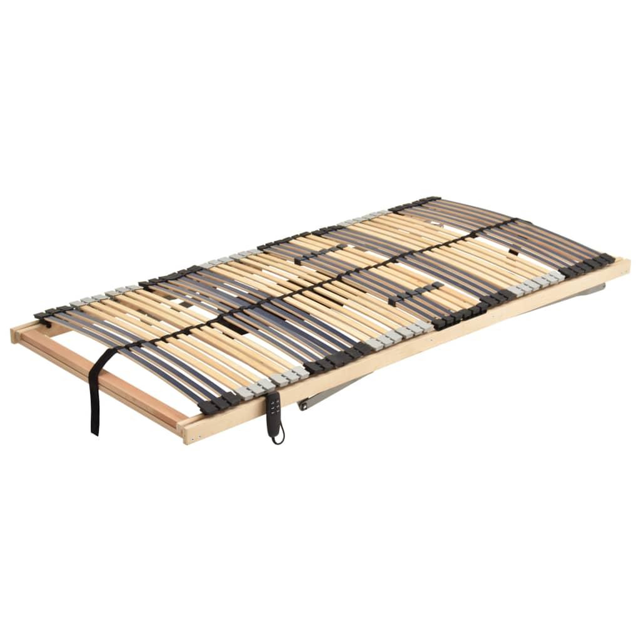 Voir la diapositive 4 : VIDAXL Sommier a lattes electrique sans matelas avec 7 zones 70x200 cm