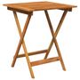 Voir la diapositive 3 : VIDAXL Ensemble a manger de jardin pliable 3 pcs Bois d'acacia solide