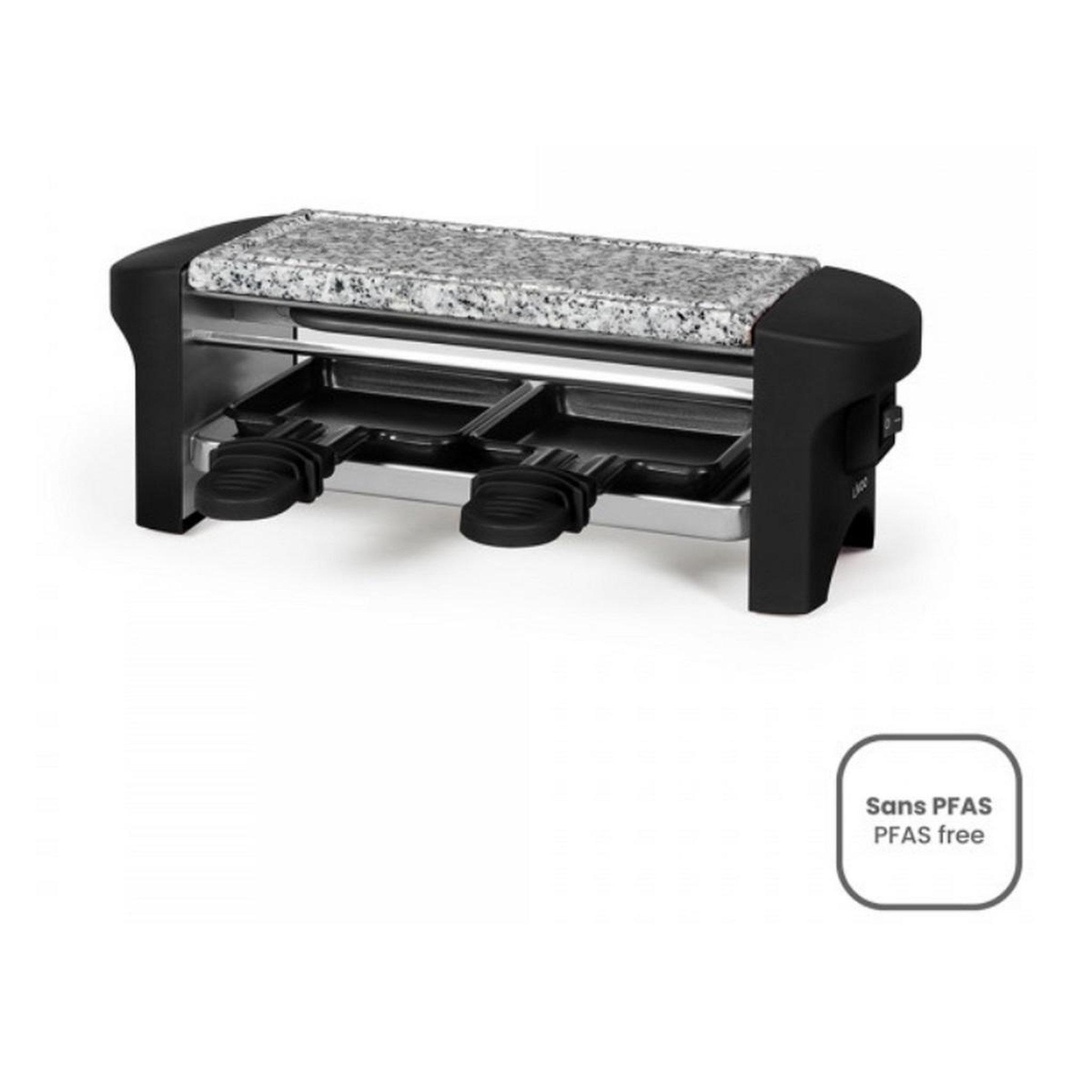 LIVOO Appareil à raclette 2 personnes 350w noir - DOC156N