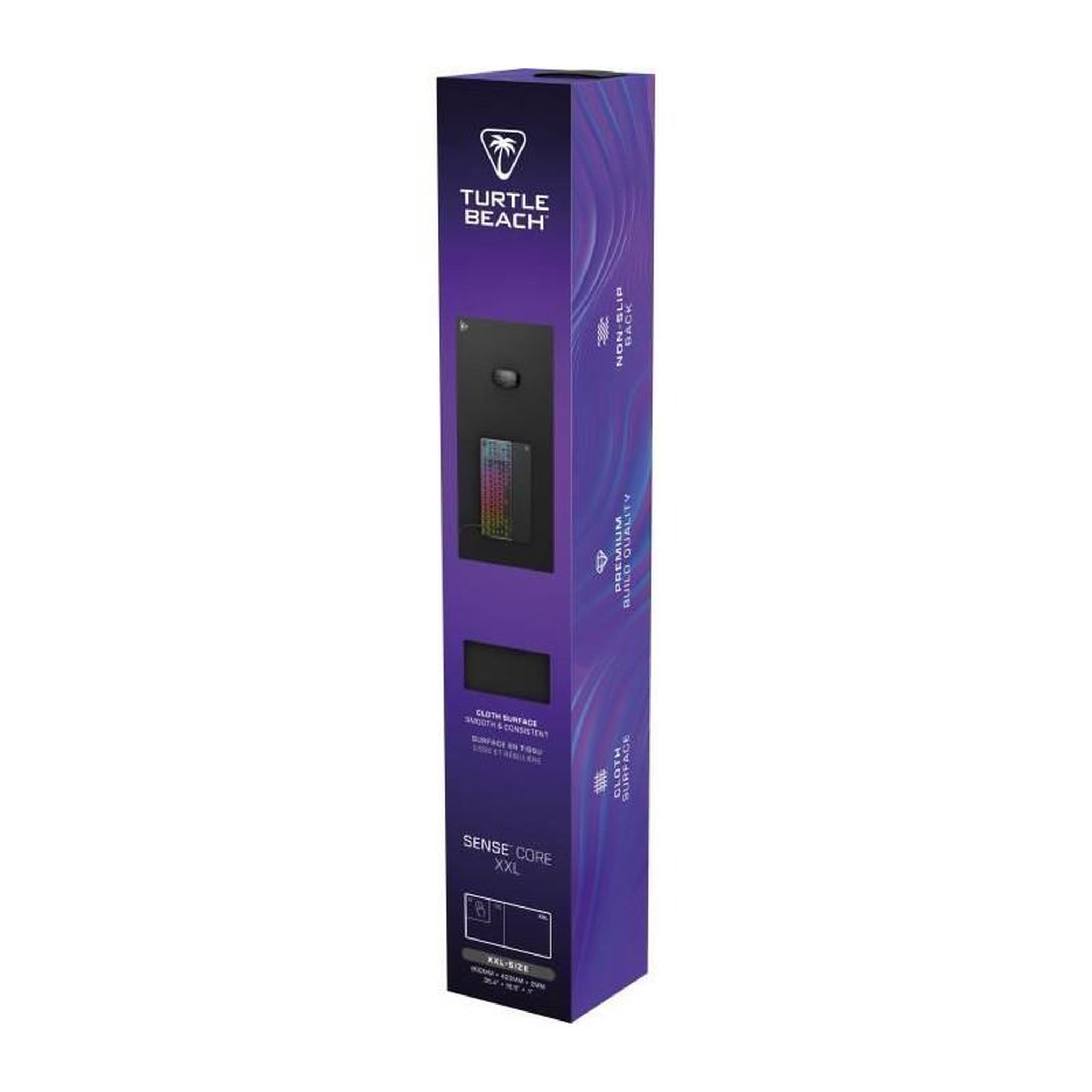 Voir la diapositive 4 : Turtle Beach Tapis de souris de jeu - Turtle Beach SenseCore XXL - Surface micro-tissée, équilibré, confortable