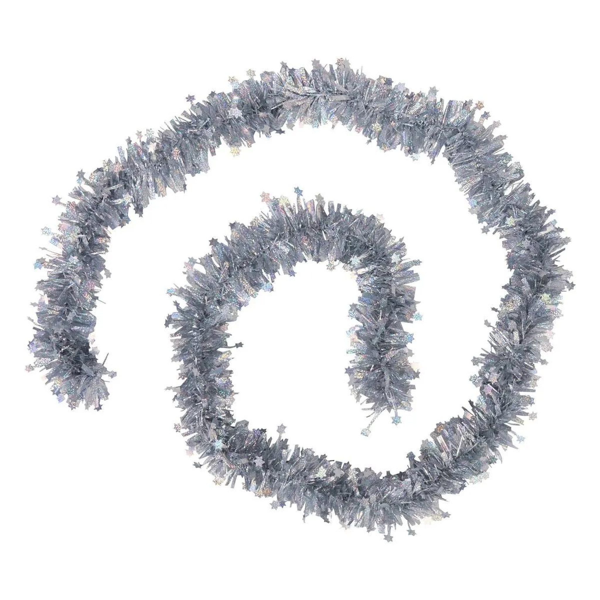 ATMOSPHERA Guirlande de Noël  Colorama  200cm Argent