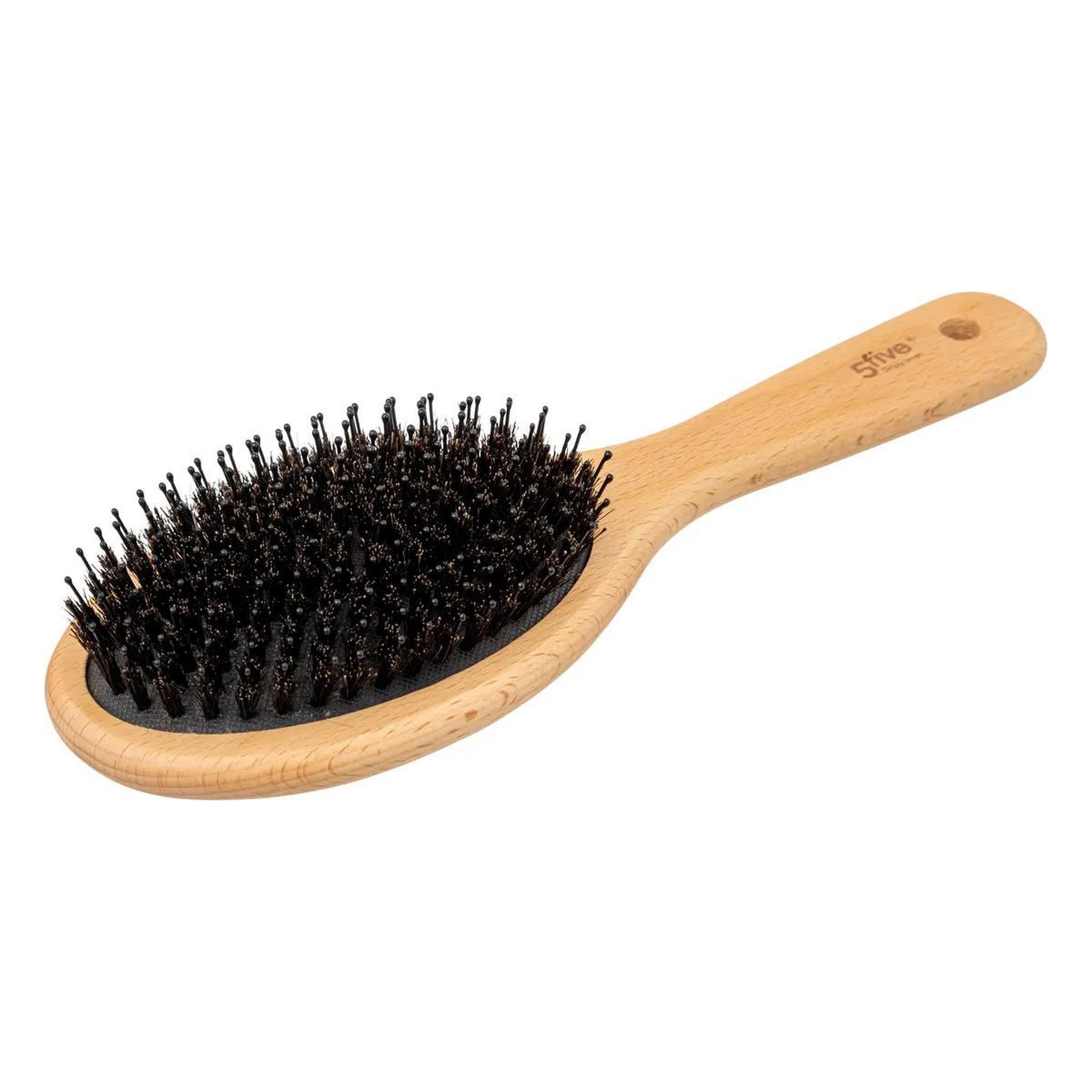 Voir la diapositive 1 : Body beauty Brosse à cheveux  poils de sanglier  24cm naturel