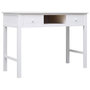 Voir la diapositive 1 : VIDAXL Buffet Blanc 108x45x76 cm Bois de Paulownia massif