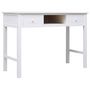 Voir la diapositive 1 : VIDAXL Buffet Blanc 108x45x76 cm Bois de Paulownia massif
