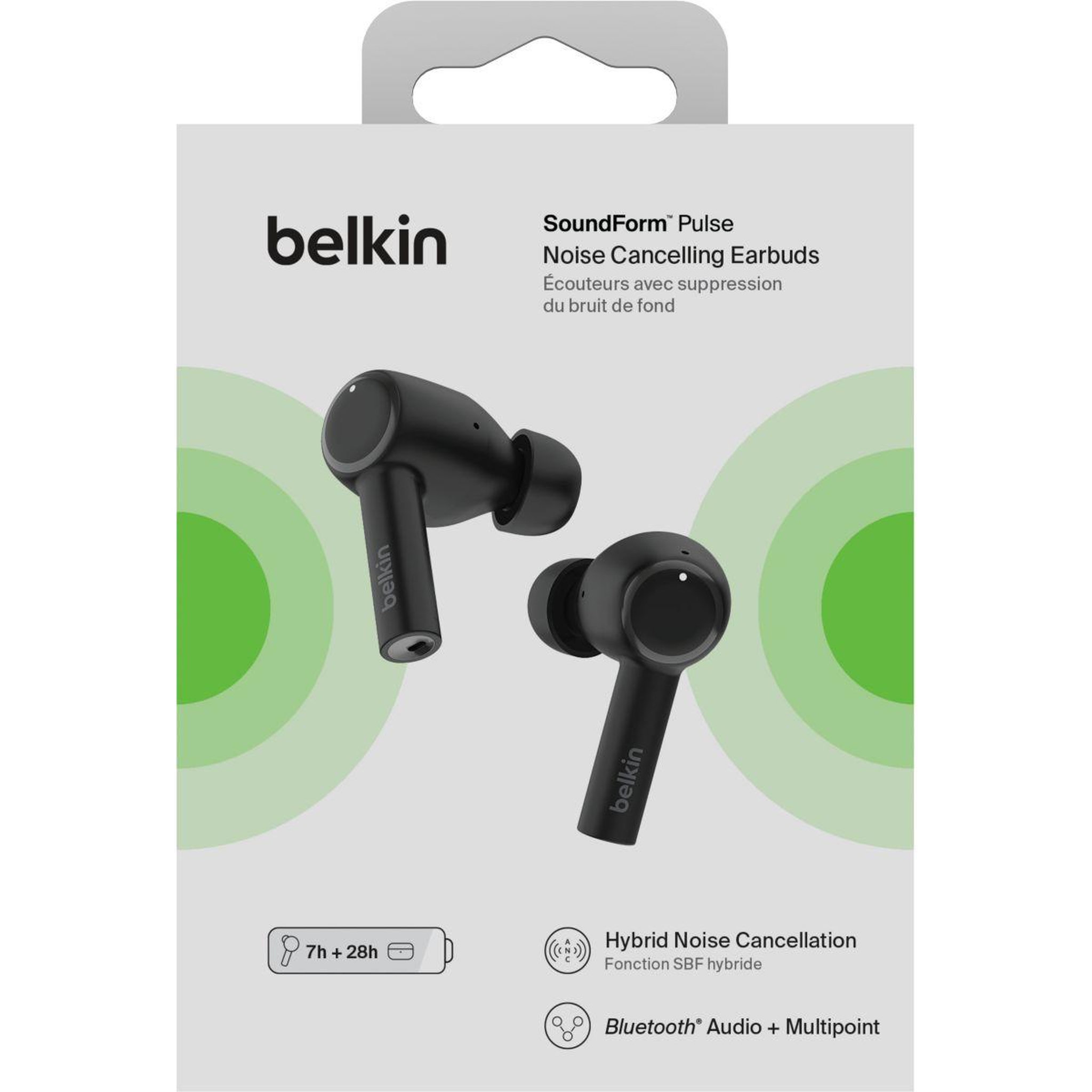 Voir la diapositive 5 : Belkin Ecouteurs SoundForm Pulse Noir