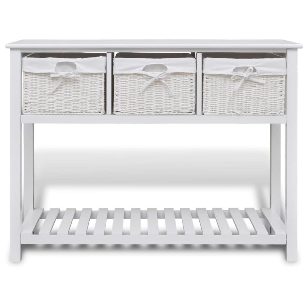 VIDAXL Buffet de rangement Blanc