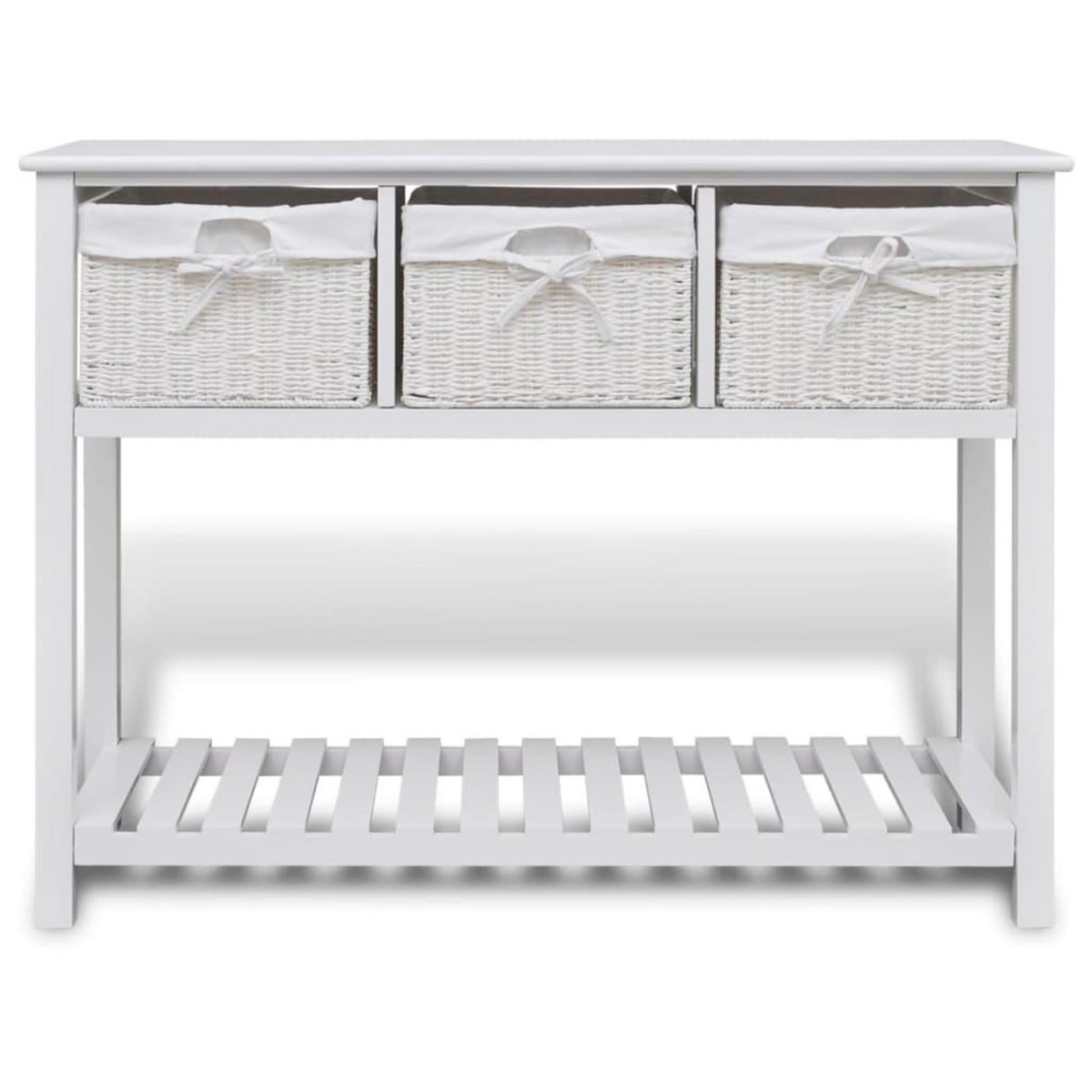 VIDAXL Buffet de rangement Blanc