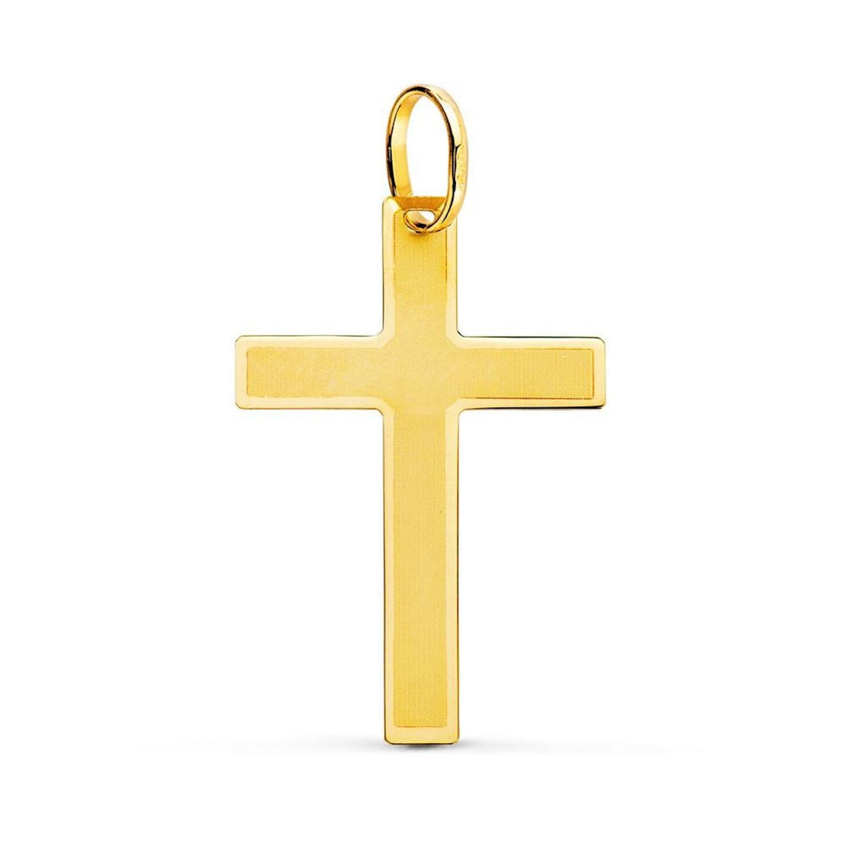 L'ATELIER D'AZUR Pendentif  - Médaille Croix Or 18 Carats 750 Jaune - Chaines Offertes