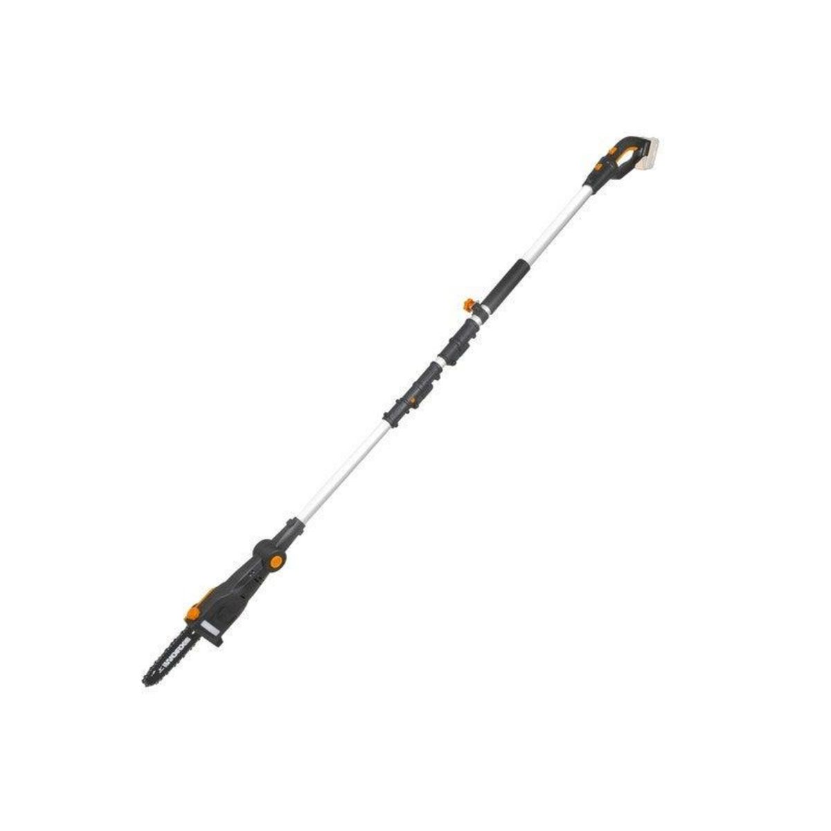 CENTRALE BRICO Elagueuse sur perche sur batterie WG349.9, WORX, 20 V guide de 20 cm