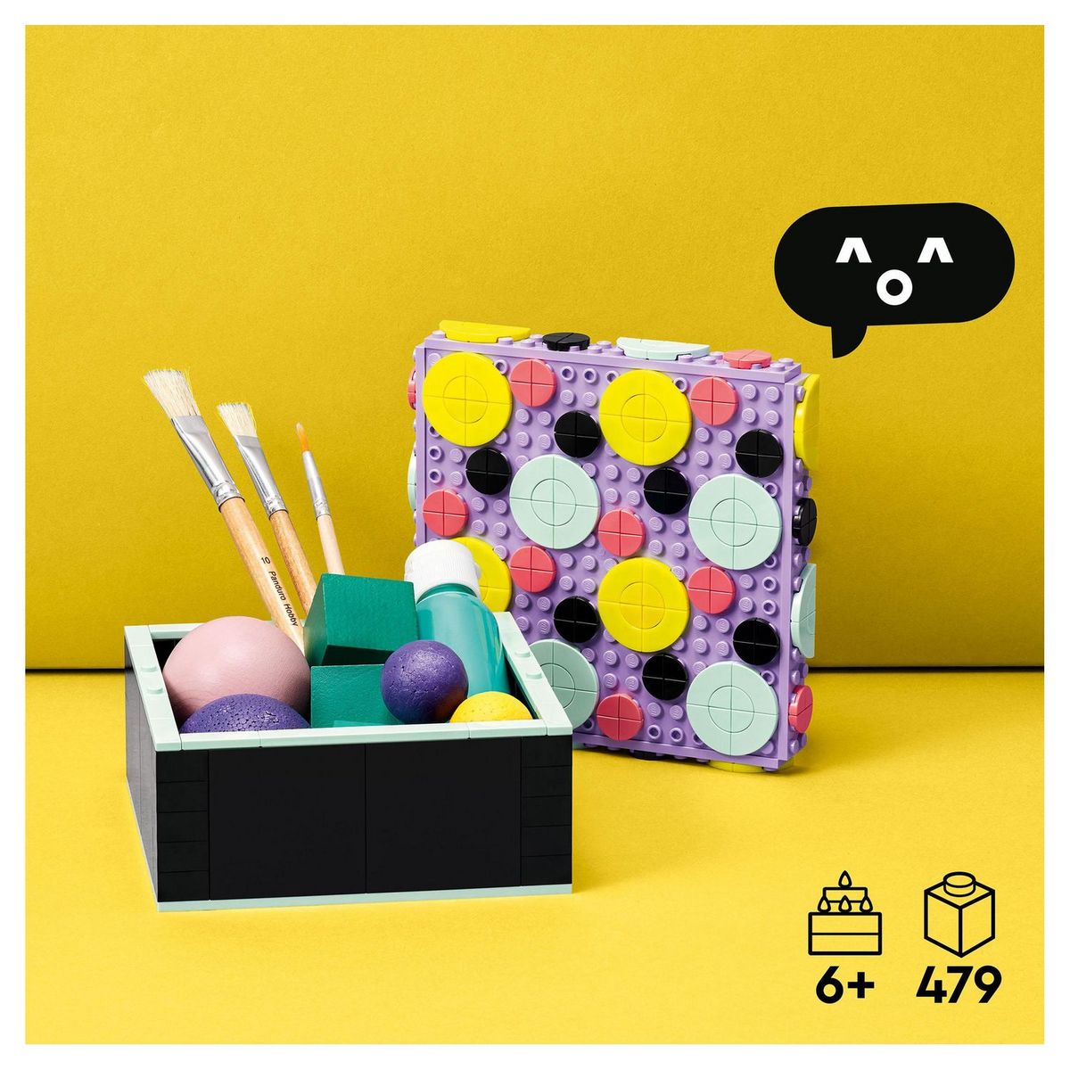 LEGO DOTS 41960 La Grande Boîte, Loisir Créatif de Rangement de Chambre d'Enfants