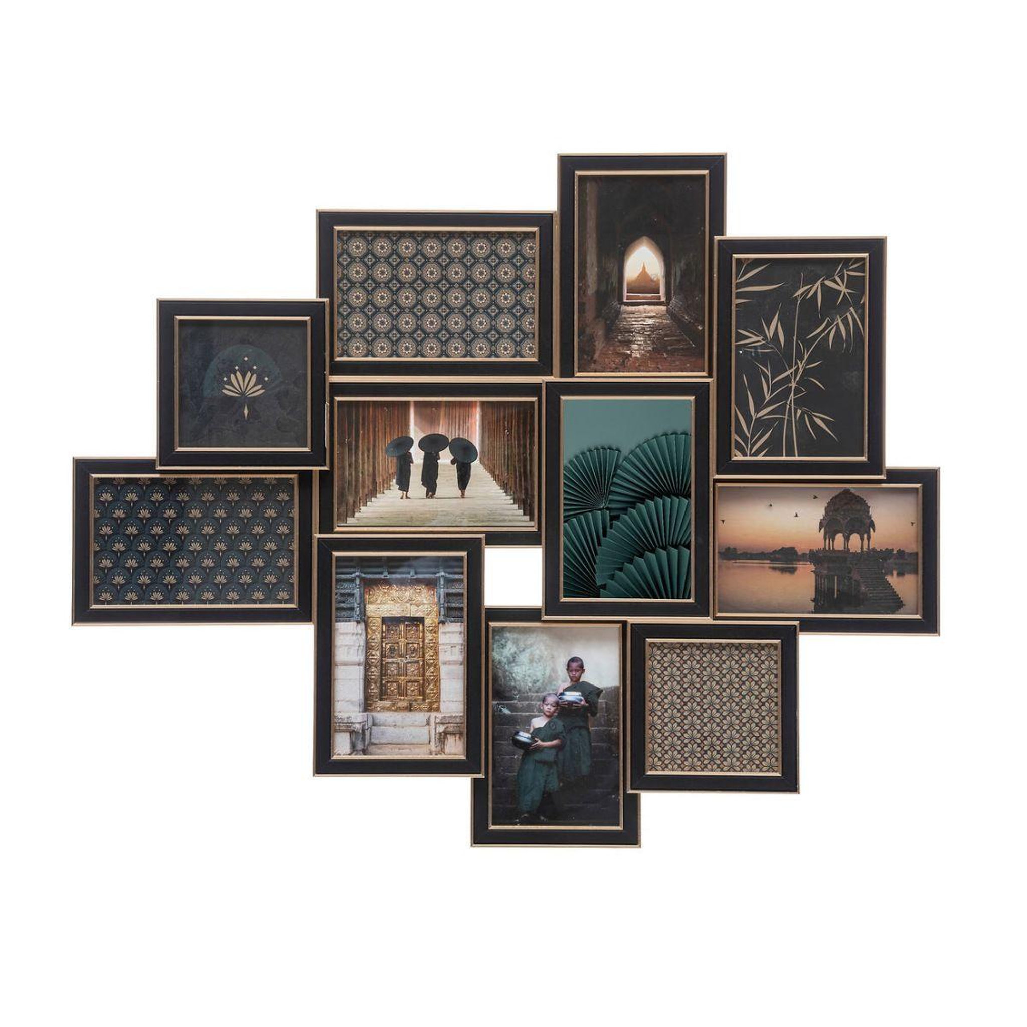 Voir la diapositive 1 : ATMOSPHERA Pêle-Mêle Déco 11 Photos  Flavie  62cm Noir