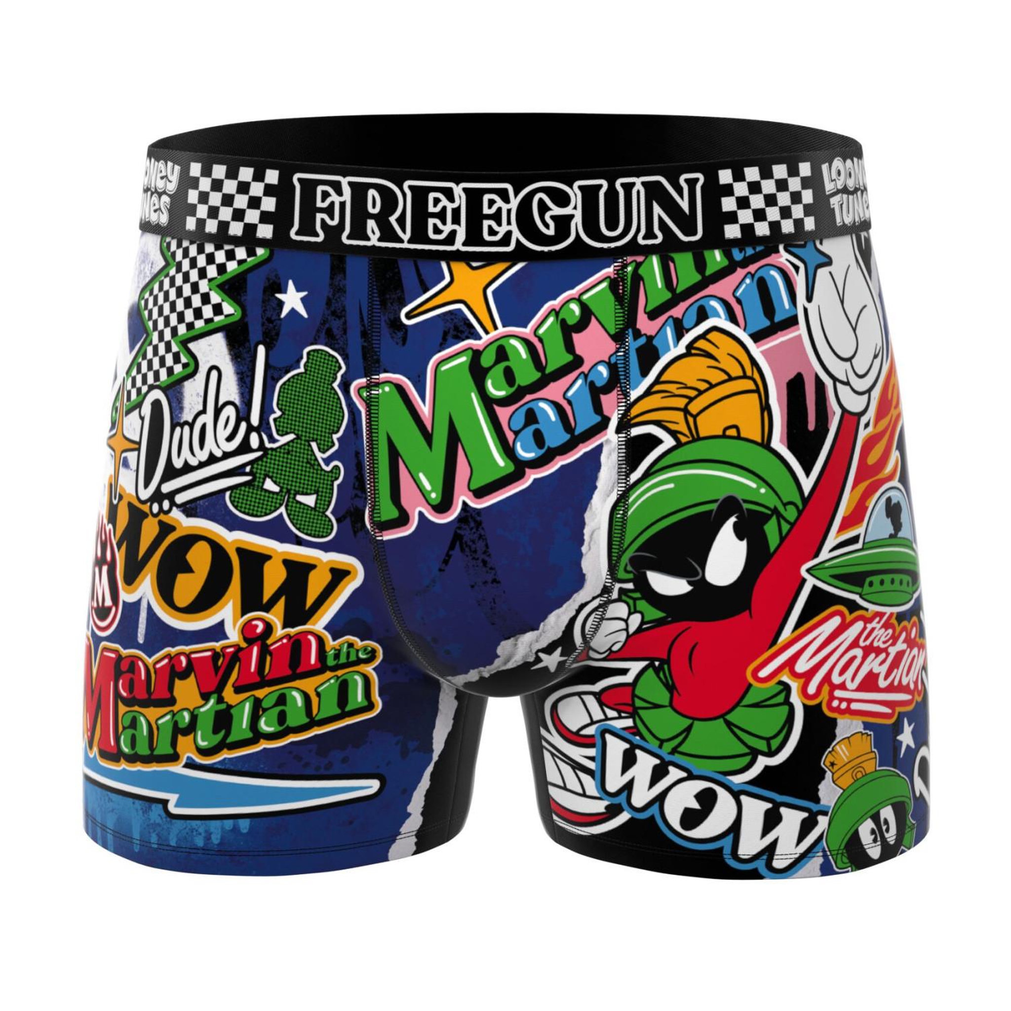 Voir la diapositive 5 : FREEGUN Lot de 4 boxers enfant Looney Tunes