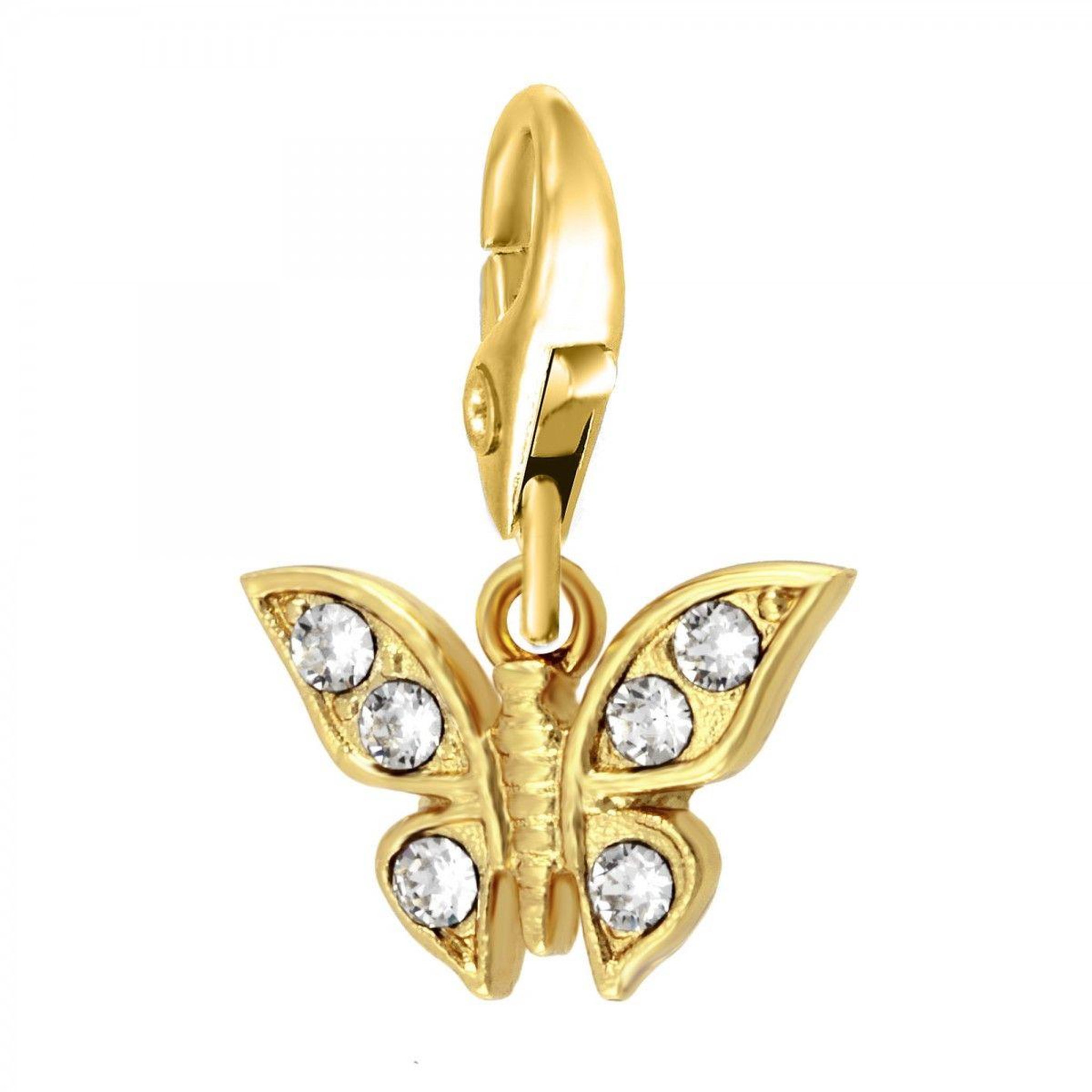 SC CRYSTAL Charm Papillon SC Crystal orné de Cristaux scintillants