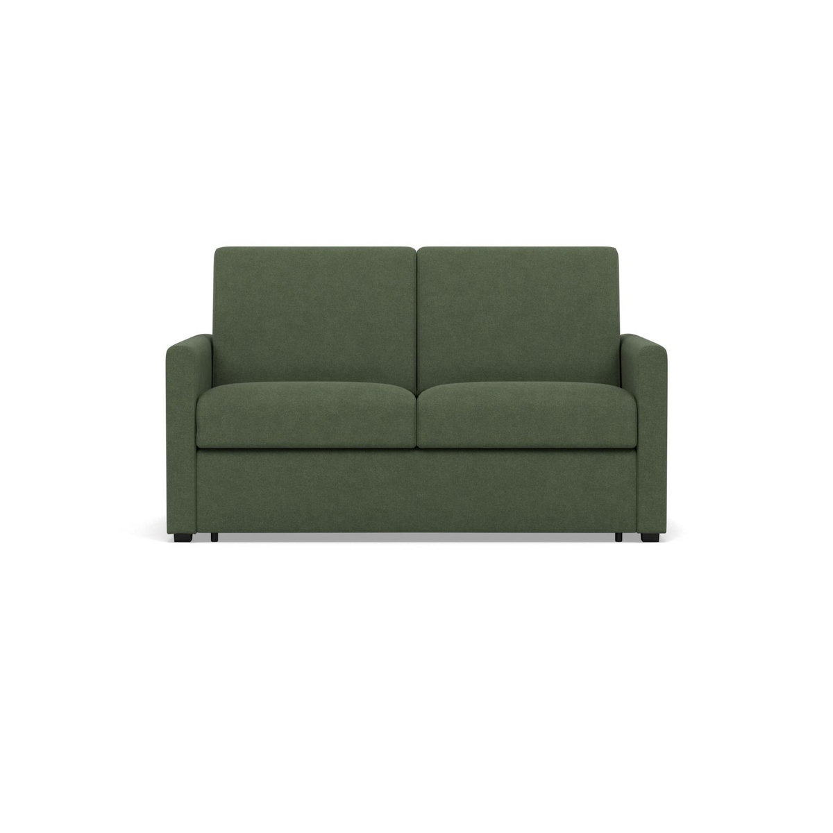 BEST MOBILIER Julia - canapé 3 places convertible express couchage quotidien 140 cm matelas 14 cm en tissu