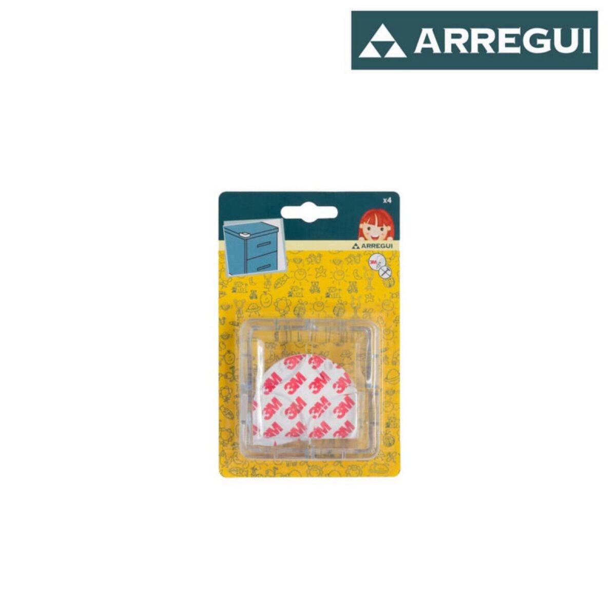 Protection d'angles ARREGUI - A-1044030 - Transparent - 4 coins pas cher 