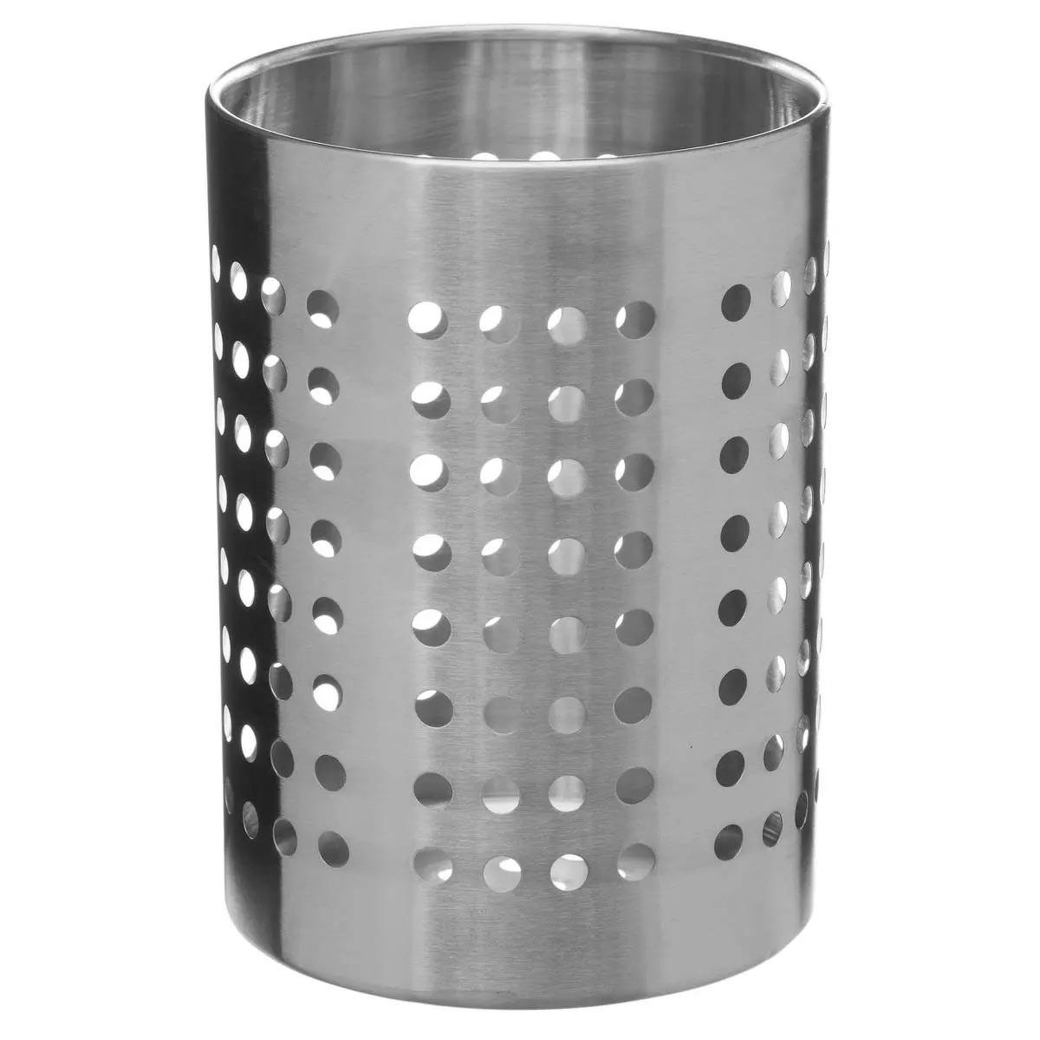 FIVE Pot à ustensiles en inox  ajouré  16cm argent