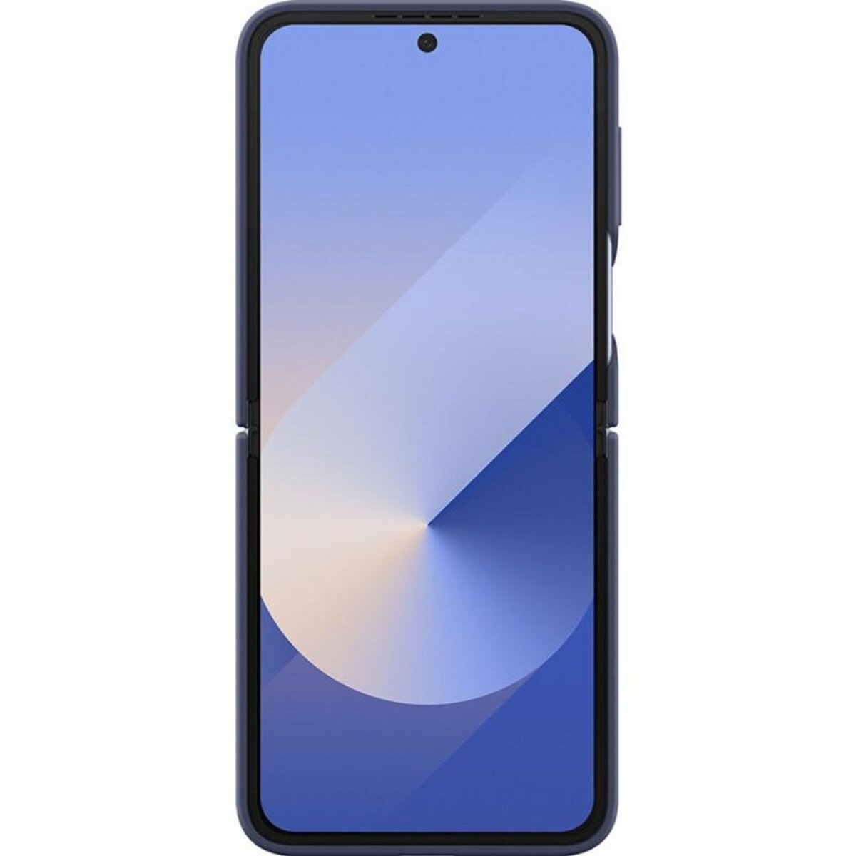 Samsung Coque et étui téléphone mobile Samsung Coque silicone avec anneau GALAXY Z FLIP 6 Bleu Nuit