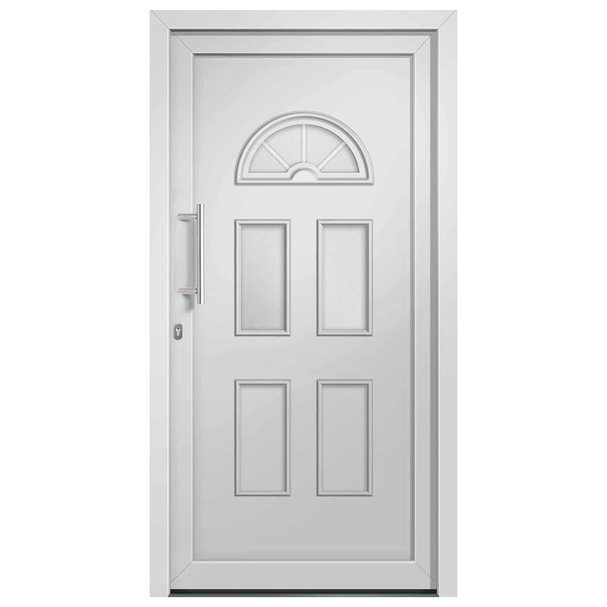 Voir la diapositive 3 : VIDAXL Porte d'entree Blanc 98x208 cm