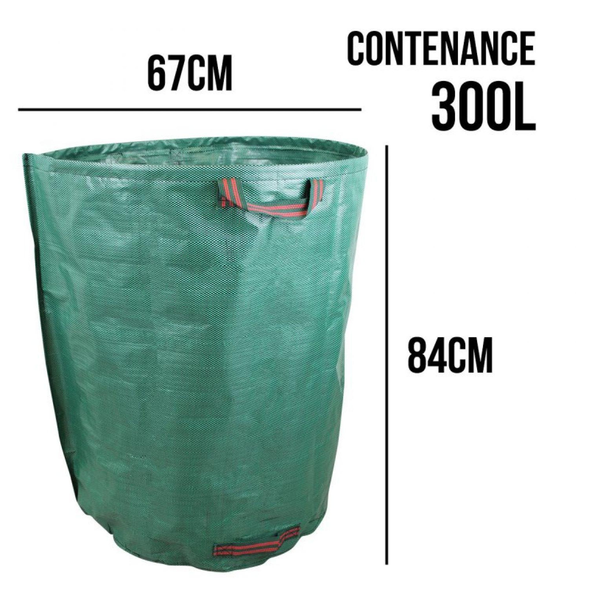 Voir la diapositive 3 : LINXOR Lot de 3 sacs de déchets 300L en PP 150g/m² autoportants