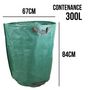 Voir la diapositive 3 : LINXOR Lot de 3 sacs de déchets 300L en PP 150g/m² autoportants