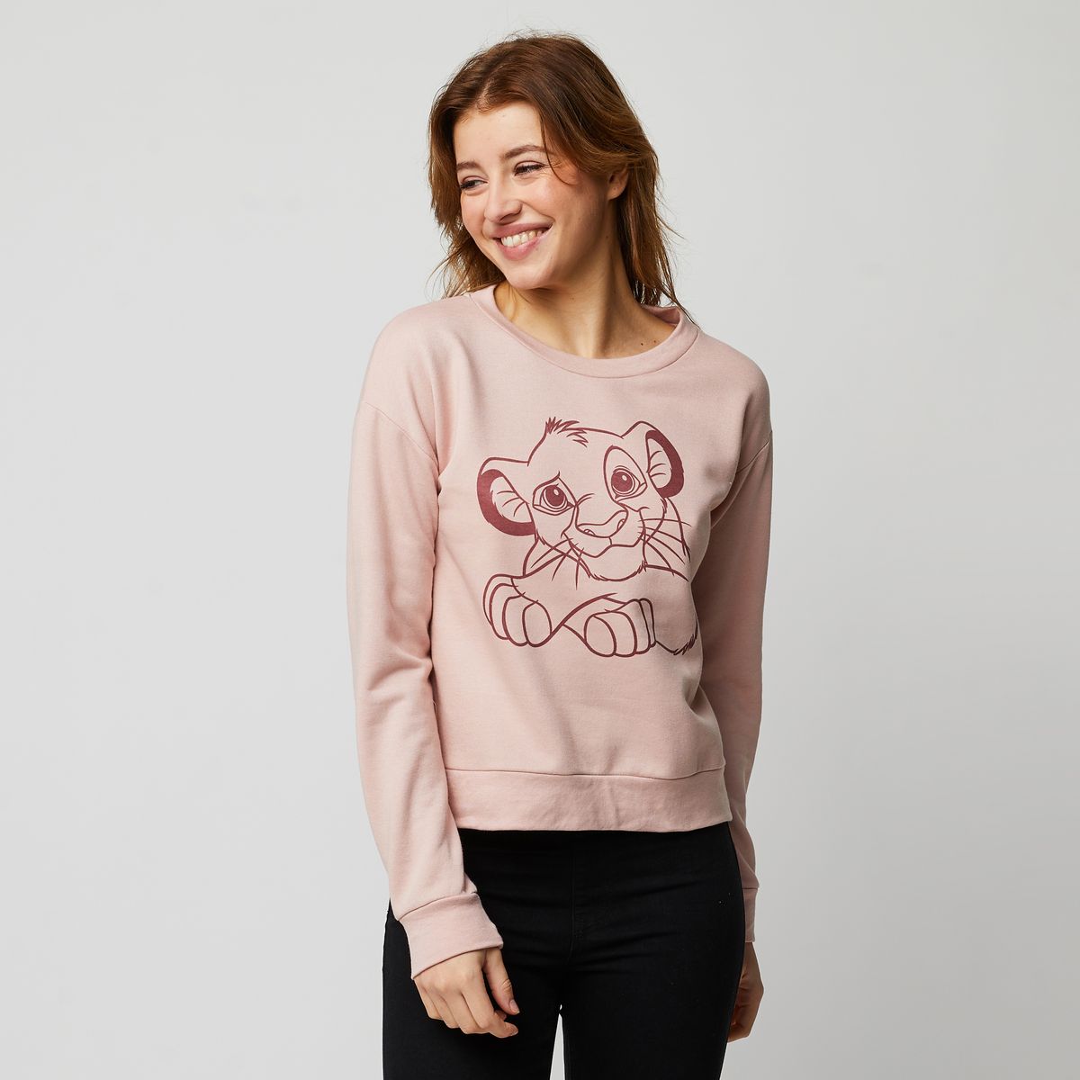 Pull rose femme