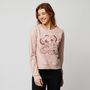 Voir la diapositive 1 : Pull rose femme