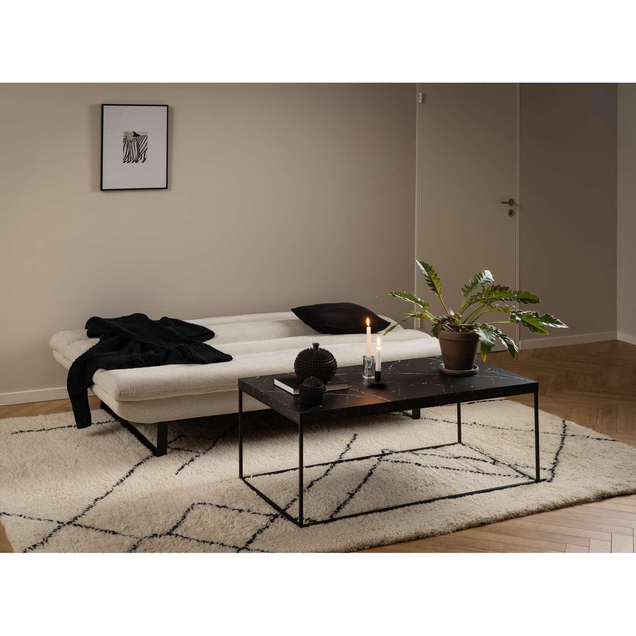 Voir la diapositive 6 : TOILINUX Canapé convertible arbonne - 3 places - beige