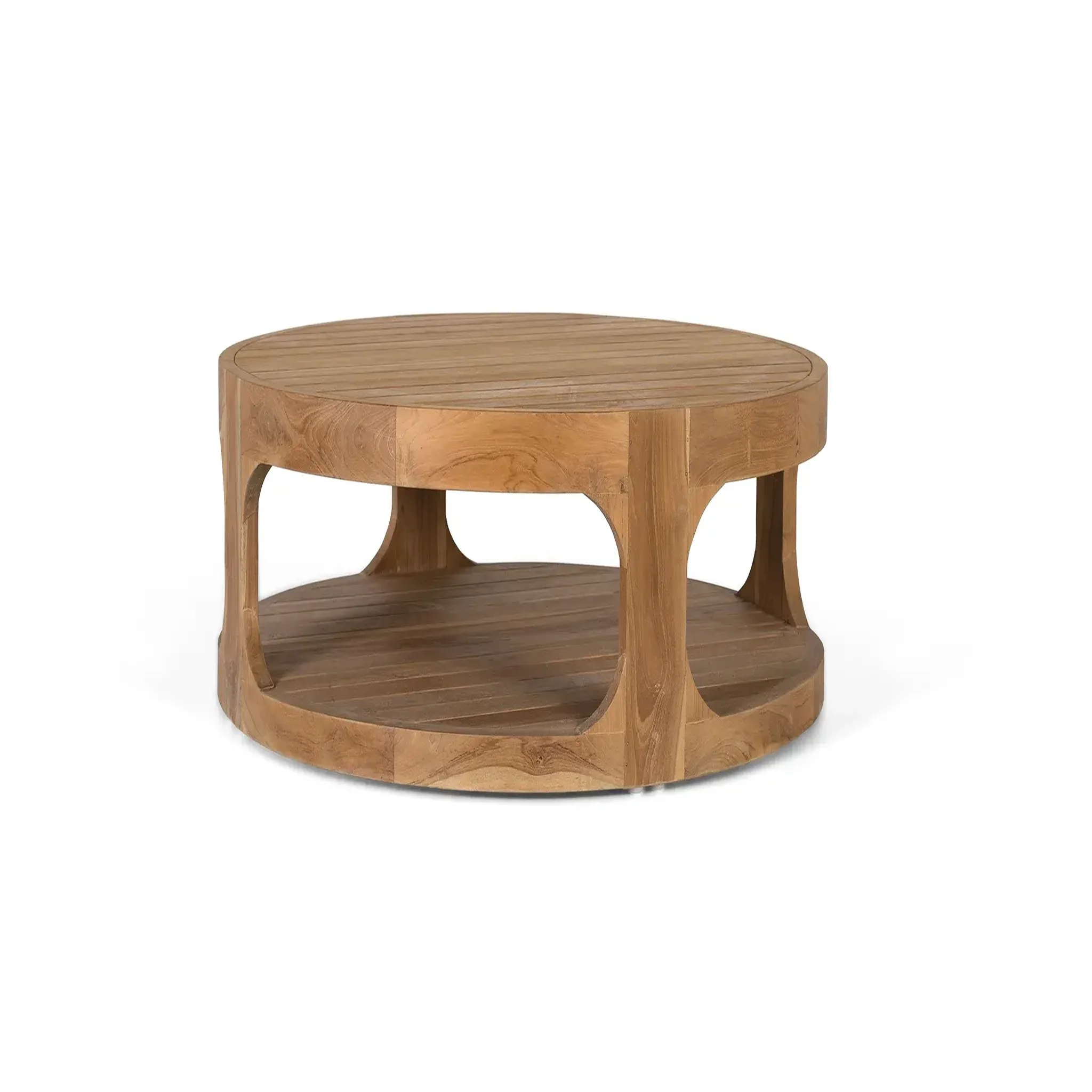 GINER Y COLOMER SL Table basse en bois de teck 100cm style contemporain