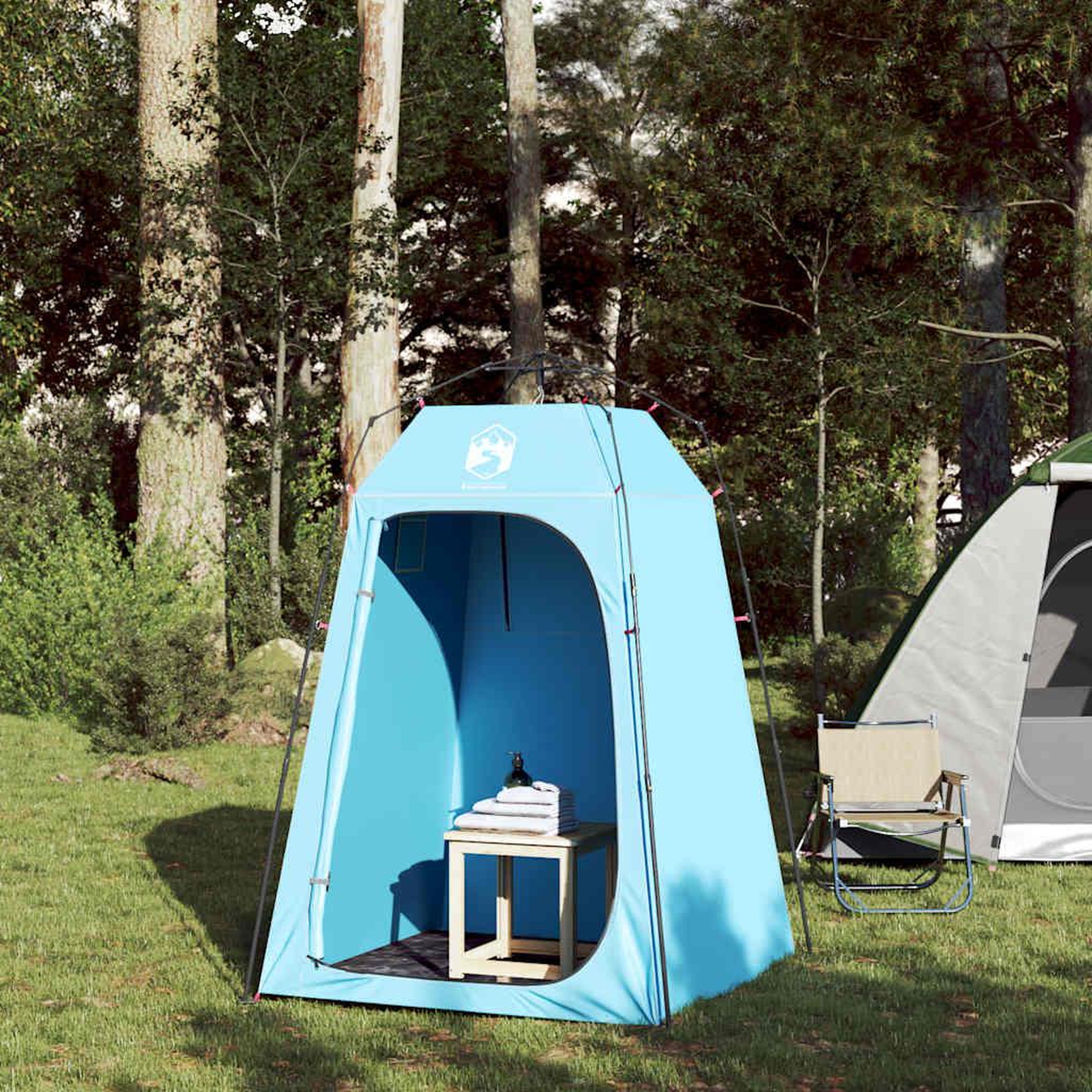 Voir la diapositive 3 : VIDAXL Tente d'intimite bleu liberation rapide impermeable