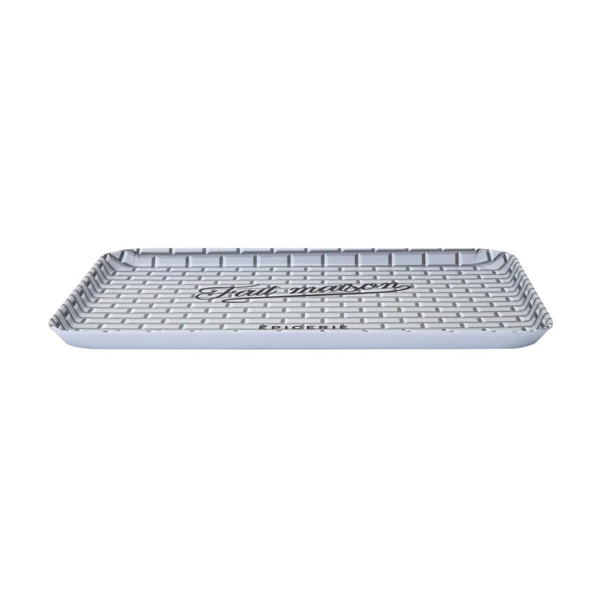 Voir la diapositive 2 : The Home Deco Factory Plateau de service  brooklyn  26cm noir & blanc