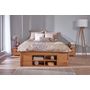 Voir la diapositive 1 : Lit multi-rangements en pin massif 180x200cm SLEEP