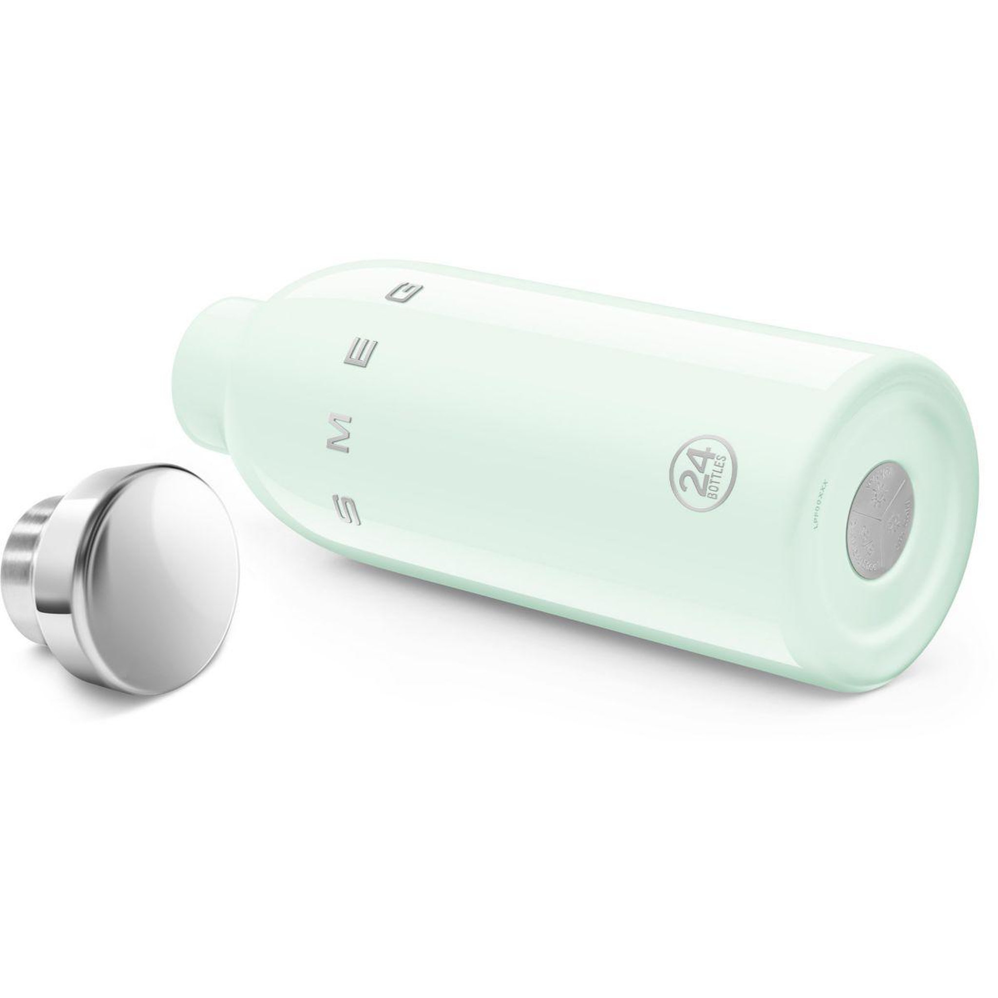 Voir la diapositive 4 : SMEG Bouteille isotherme isotherme 500ml vert pastel