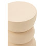 Voir la diapositive 2 : Paris Prix Table d'Appoint Design en Métal  Lise  43cm Beige