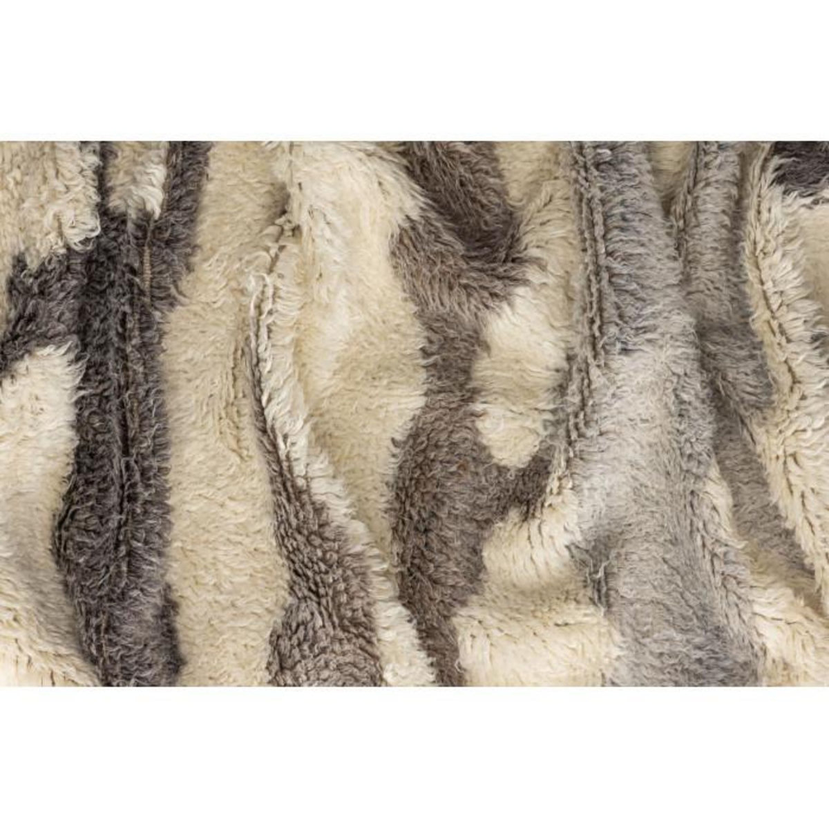 Paris Prix Tapis Déco en Laine  David  202x300cm Multicolore