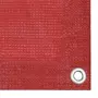 VIDAXL Ecran de balcon Rouge 90x300 cm PEHD