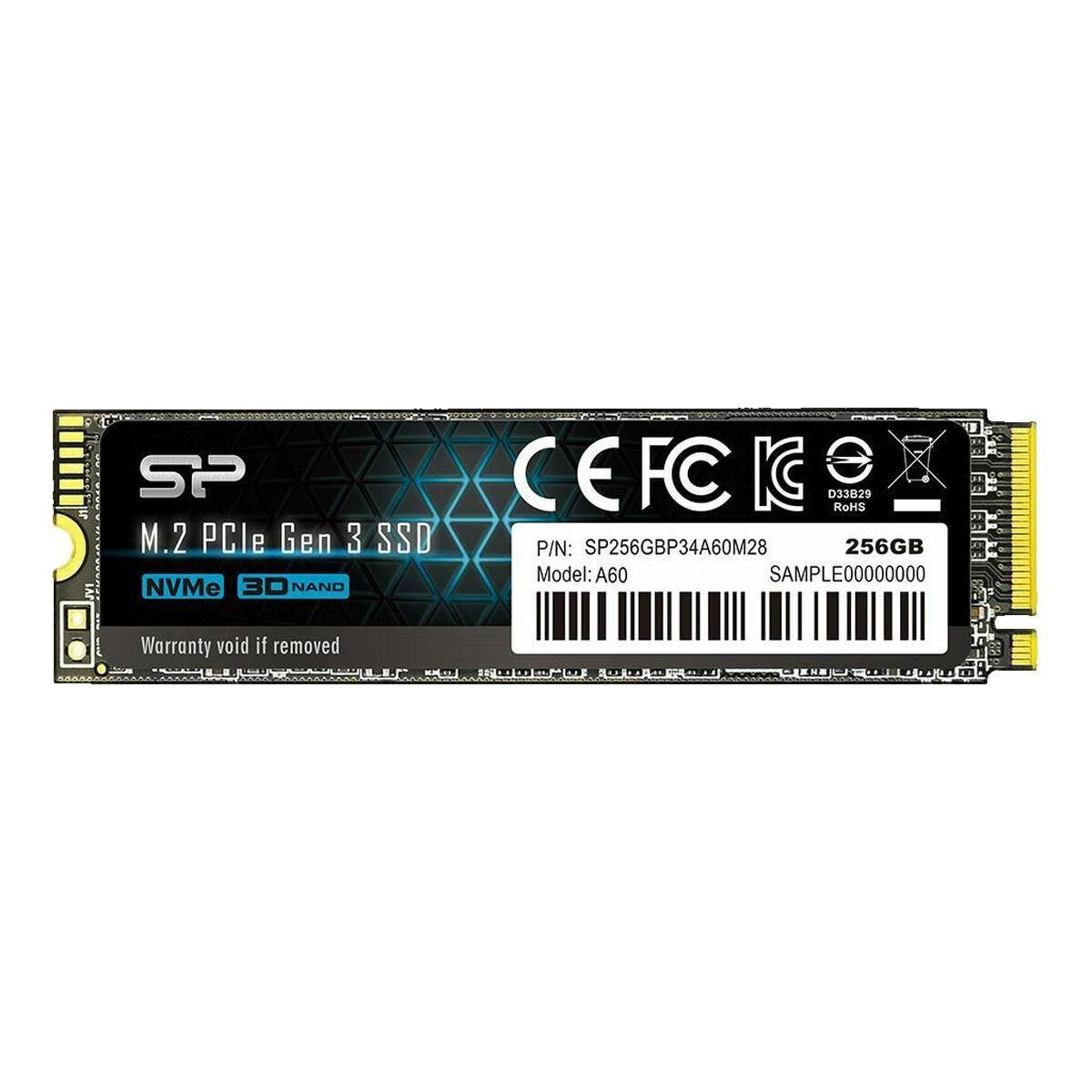 Silicon-power Disque SSD Silicon Power P34A60 256 Go M.2 2280 PCIe 3.0 x4 (NVMe)