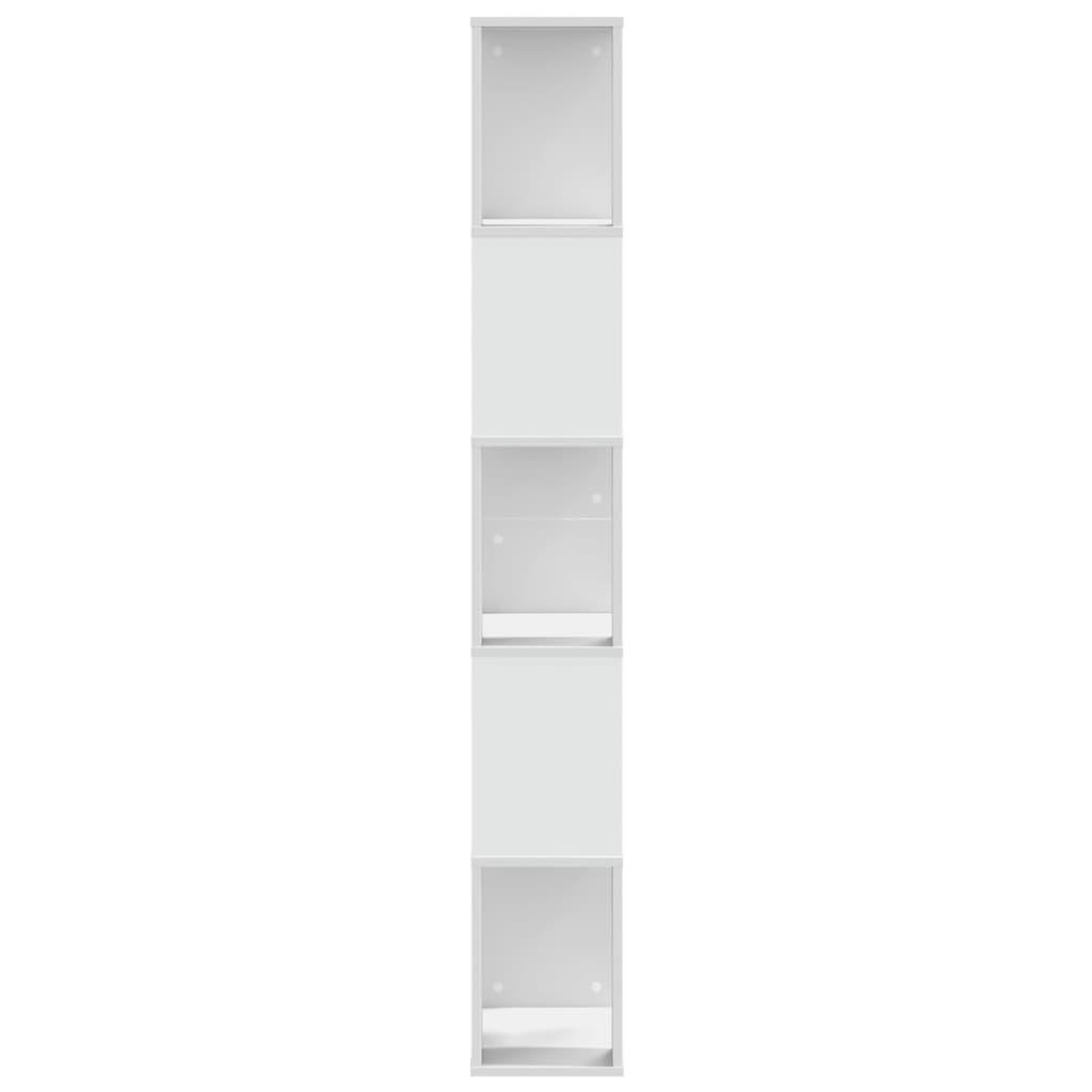 Voir la diapositive 4 : VIDAXL Bibliotheque 5 niveaux blanc 45x23,5x162,5 cm bois d'ingenierie