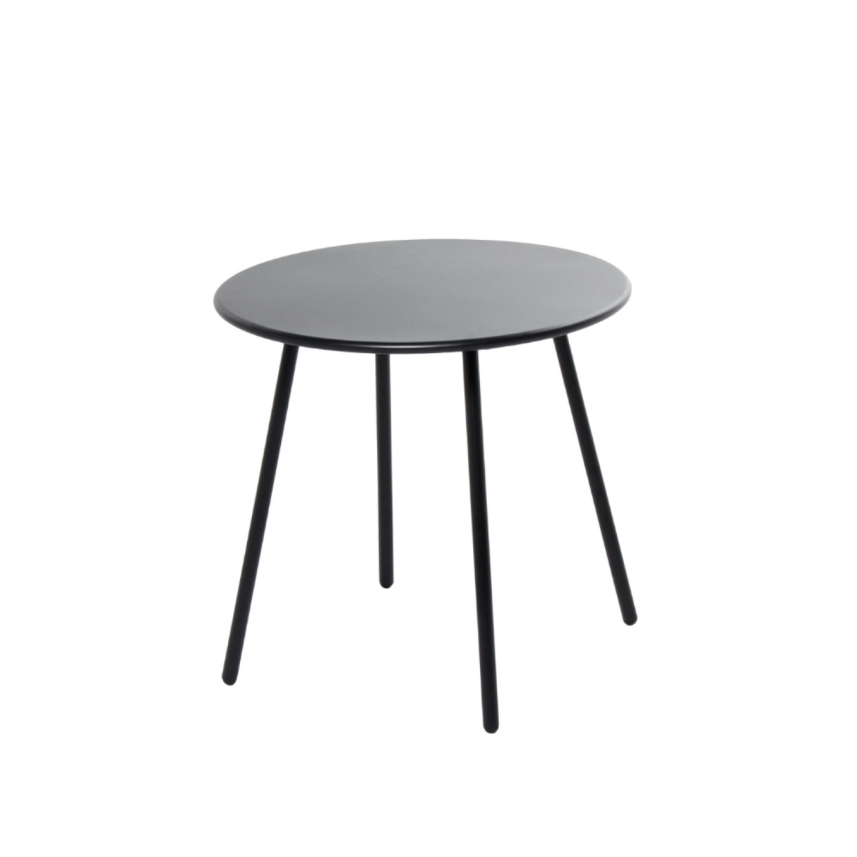 CONCEPT USINE Ensemble de 2 fauteuils + 1 table basse gris foncé RETE