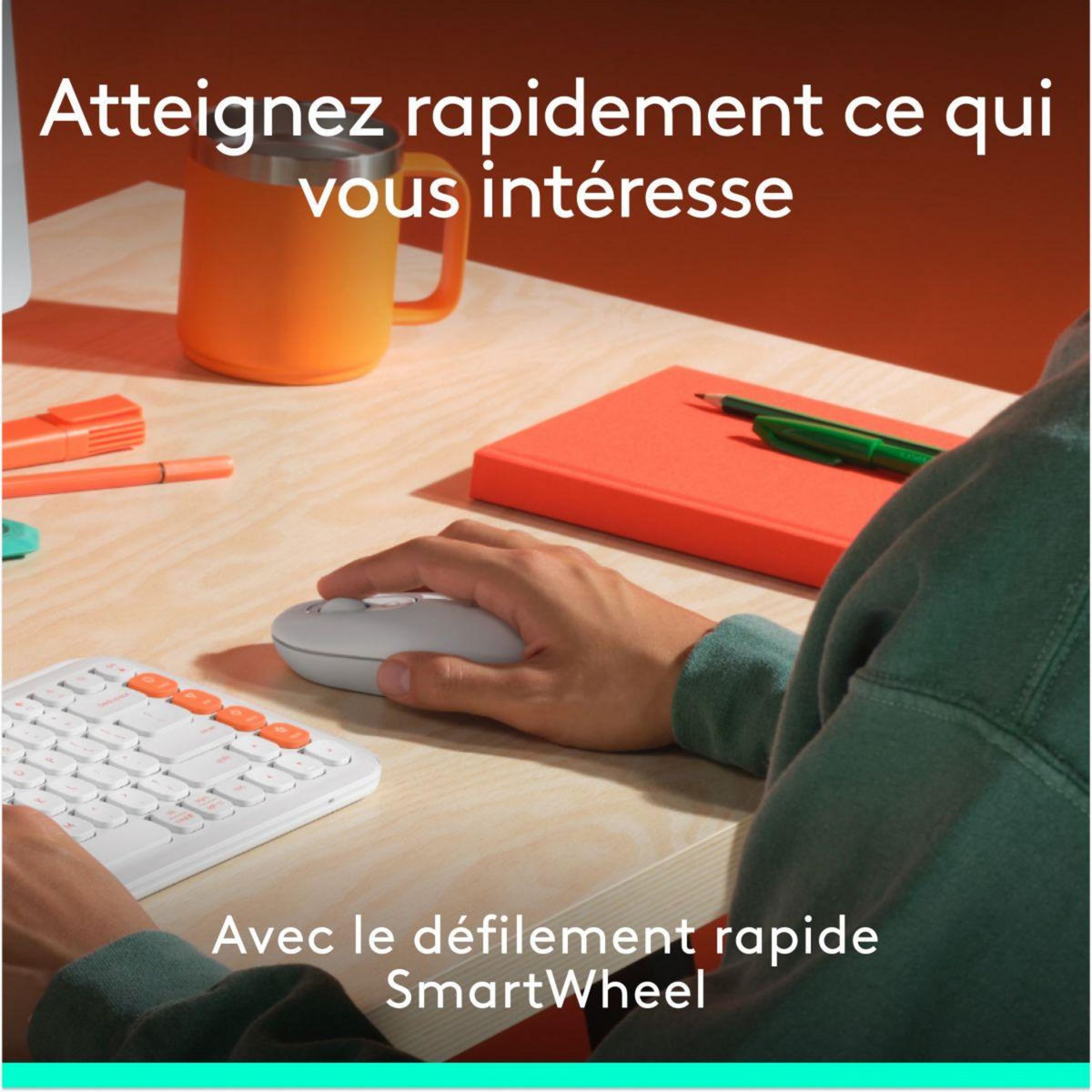 Logitech Clavier + Souris Pop Icon